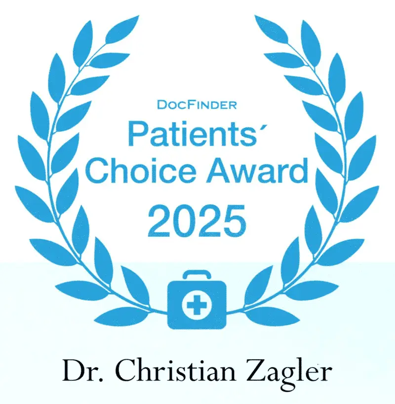 Patients Chocie Award 2025 für Dr. Christian Zagler