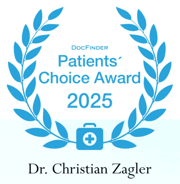 Patients Chocie Award 2025 für Dr. Christian Zagler